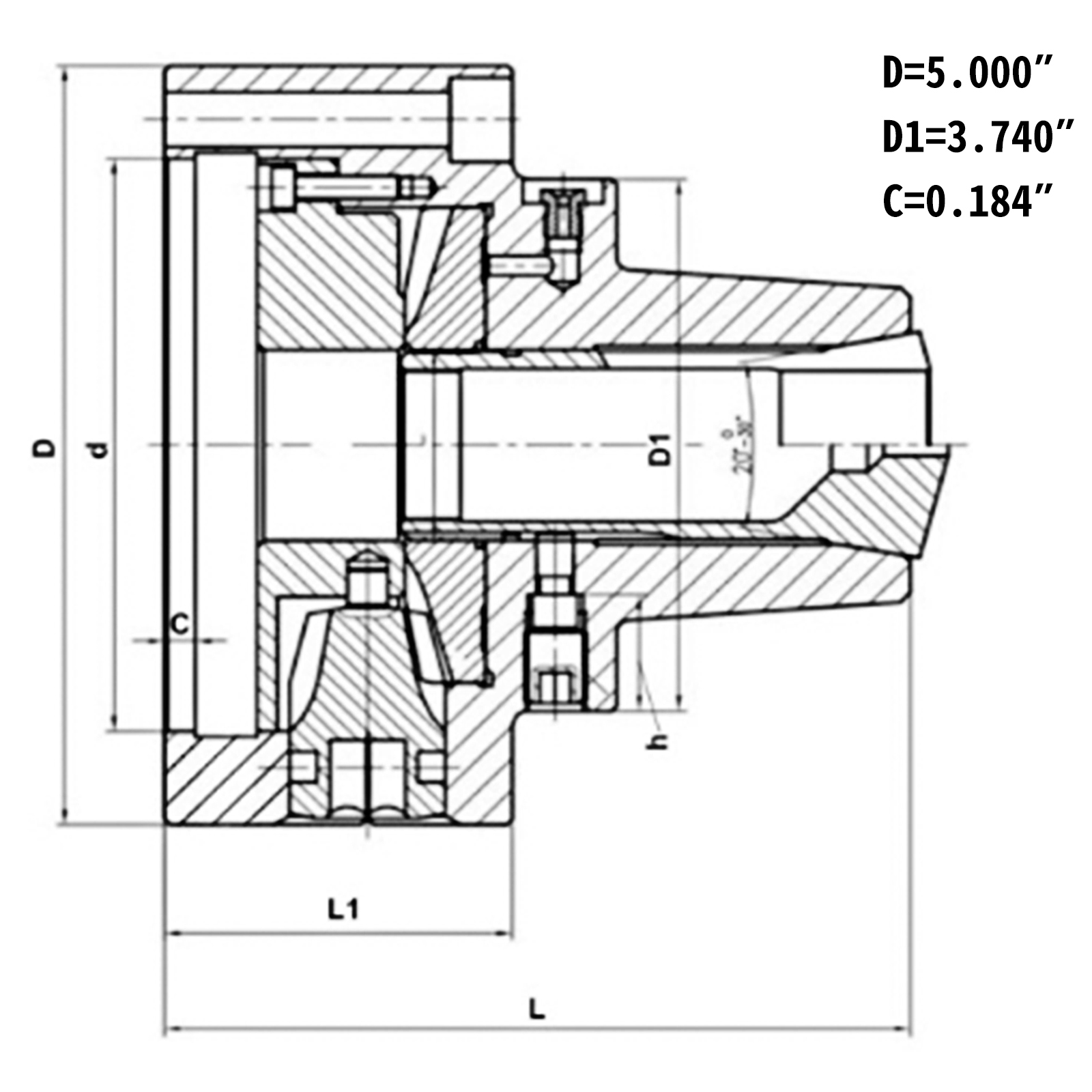 Fräserbohrfutter-Adapter Für Drehmaschine / CNC – 9 Größen, Aus Karbonstahl, Hitzebeständig