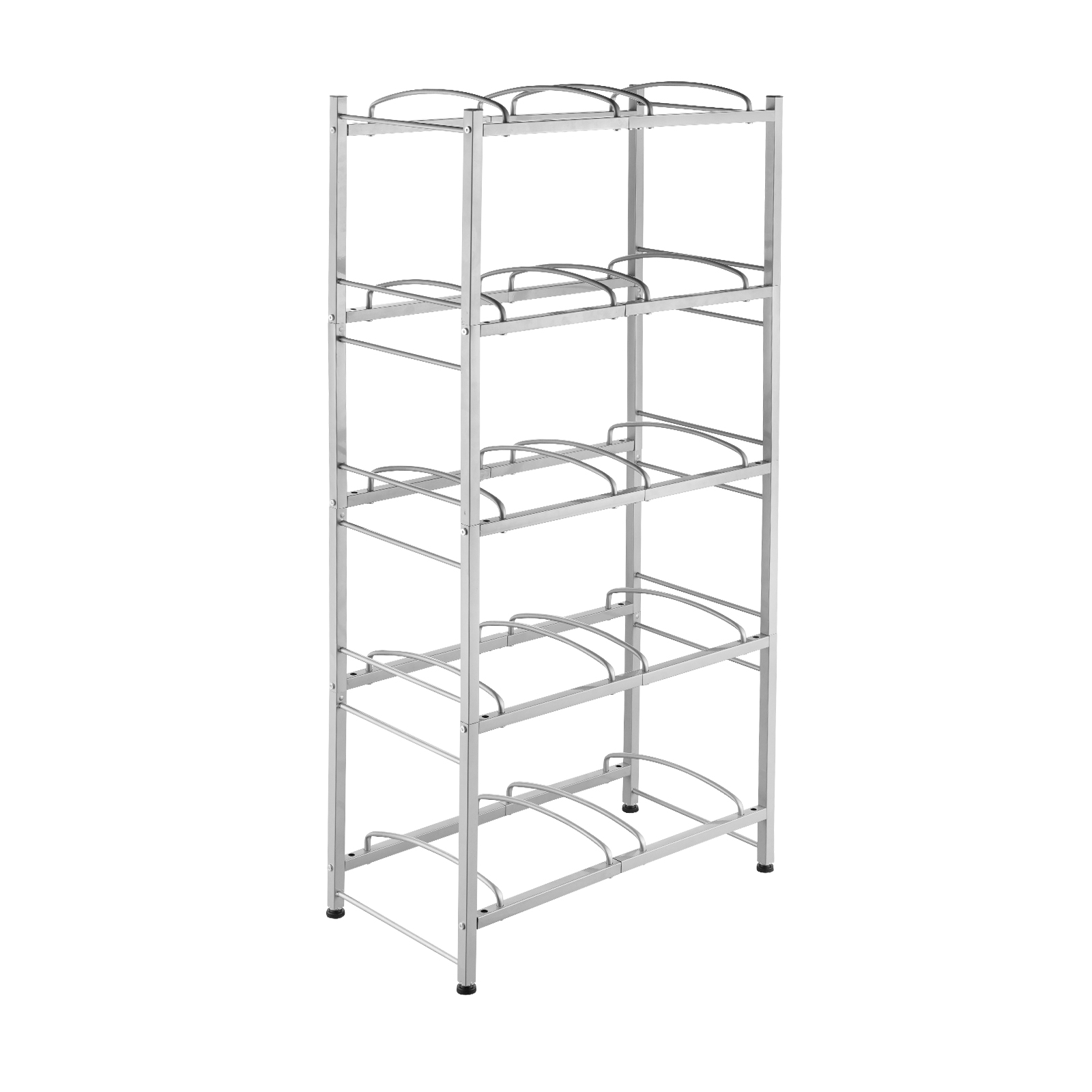 3-5 Tiers Water Jug Holder Single/Double Row Rack for 3/4/5/6/8/10 Bottles