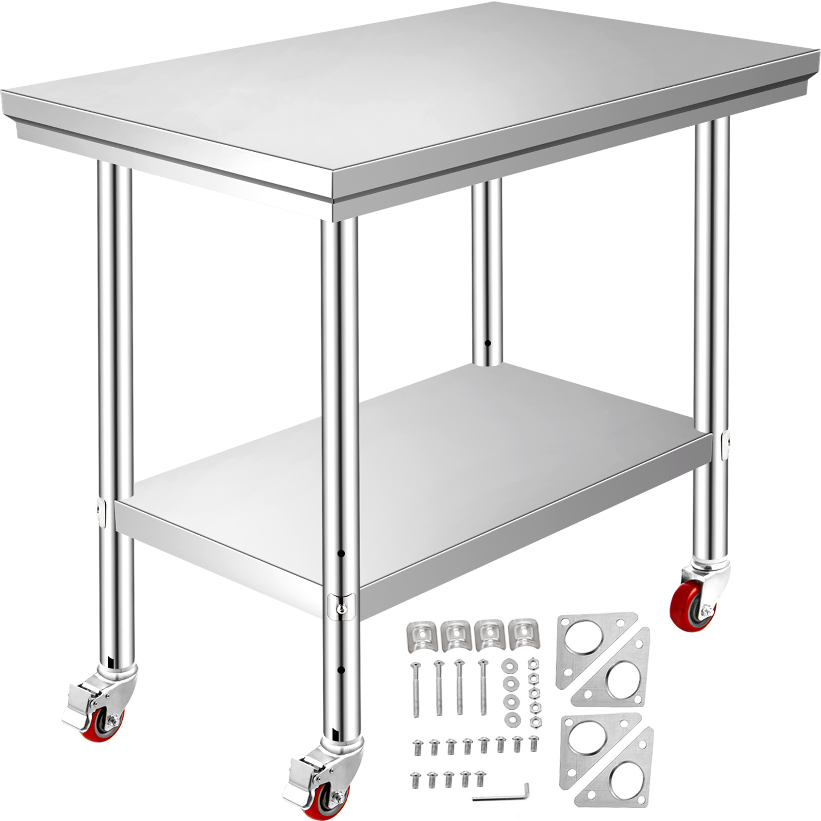 Table de Travail, Acier Inoxydable, 150 kg