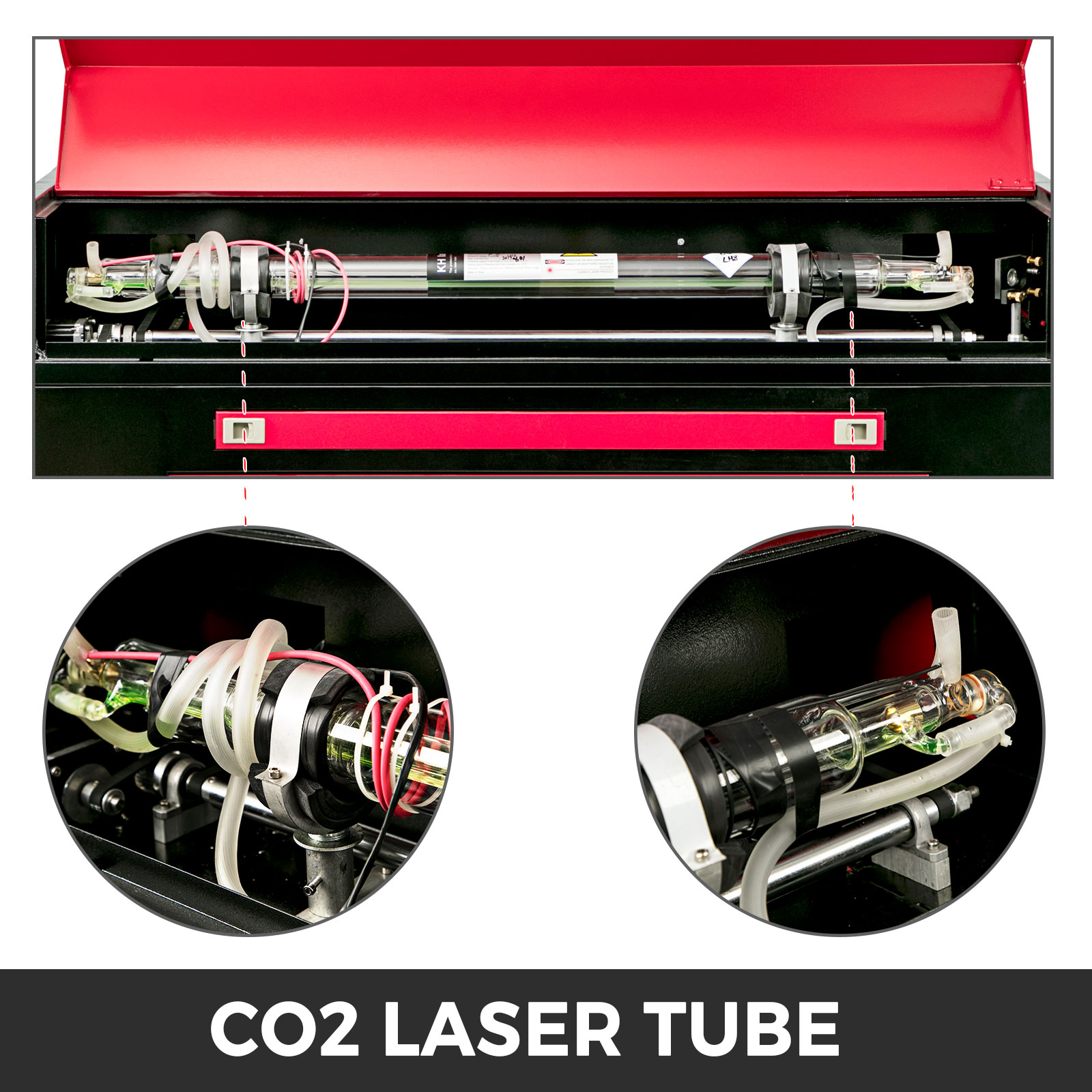 CO2 Laser Röhre für Laser Graveur Graviermaschine Lasergravur DIY Cutter 40W 