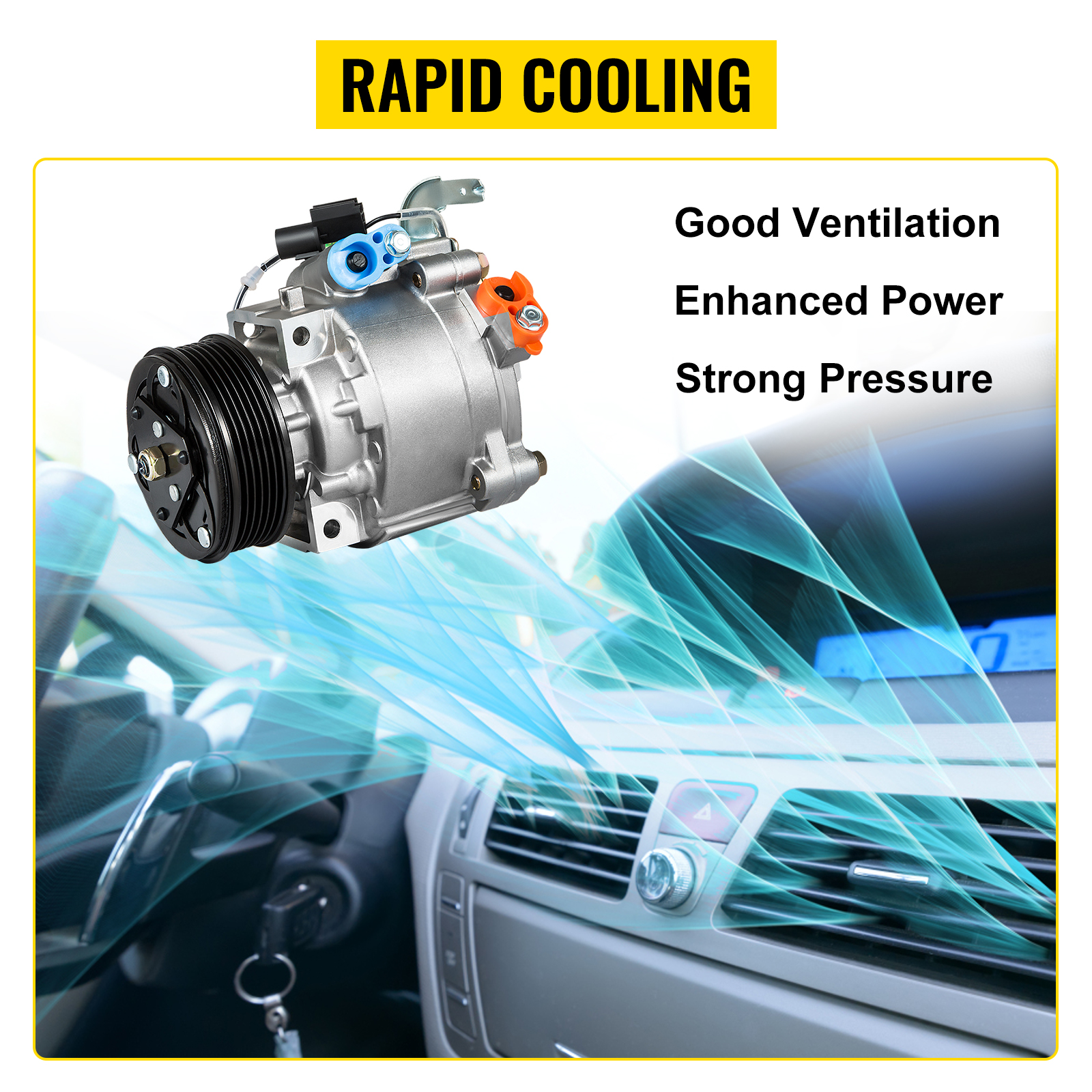 VEVOR CO 11165C 7813A212 7813A350 Universal Air Conditioner A/C