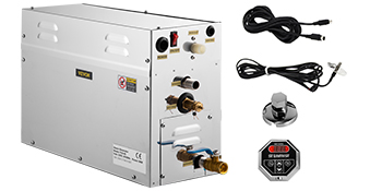 VEVOR 7 KW Steam Generator 220V Sauna Steamer with Waterproof Programmable Controls for Home SPA Bathroom Hotel Shower Bath (7KW-1)