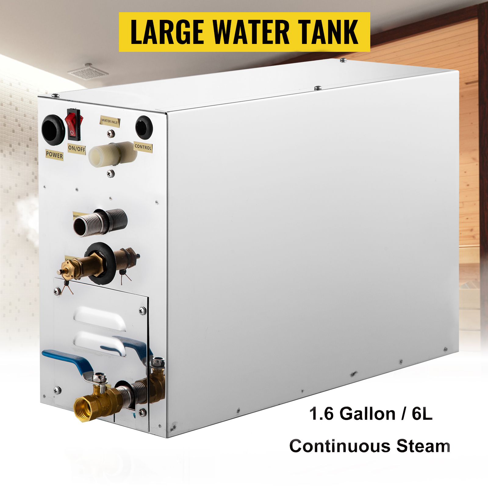 VEVOR 7 KW Steam Generator 220V Sauna Steamer with Waterproof