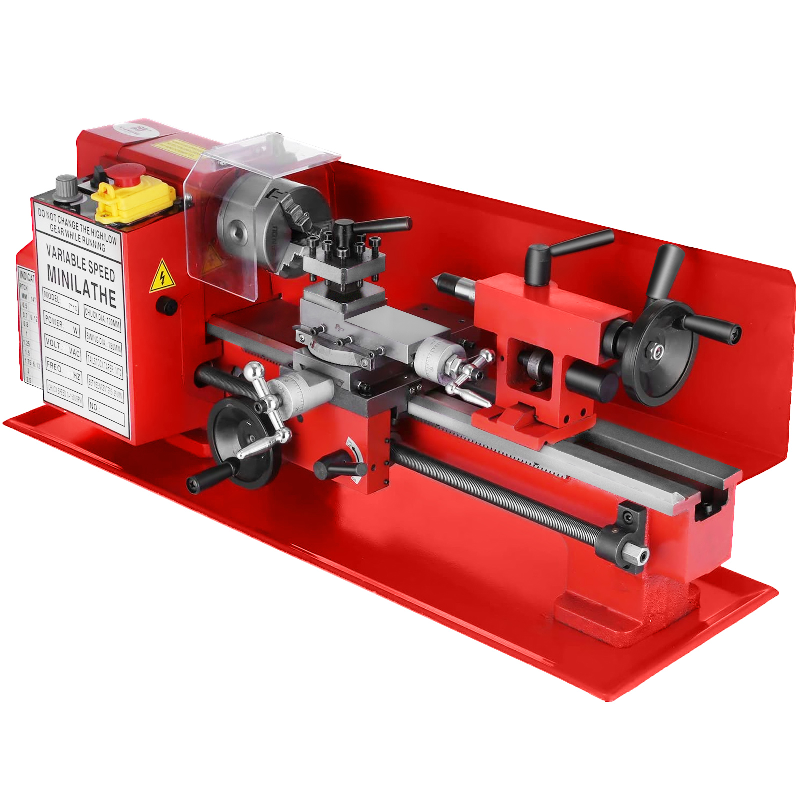 VEVOR 7"x12" Mini Metal Lathe Metalworking Woodworking Woodturning Gears Milling VEVOR AU