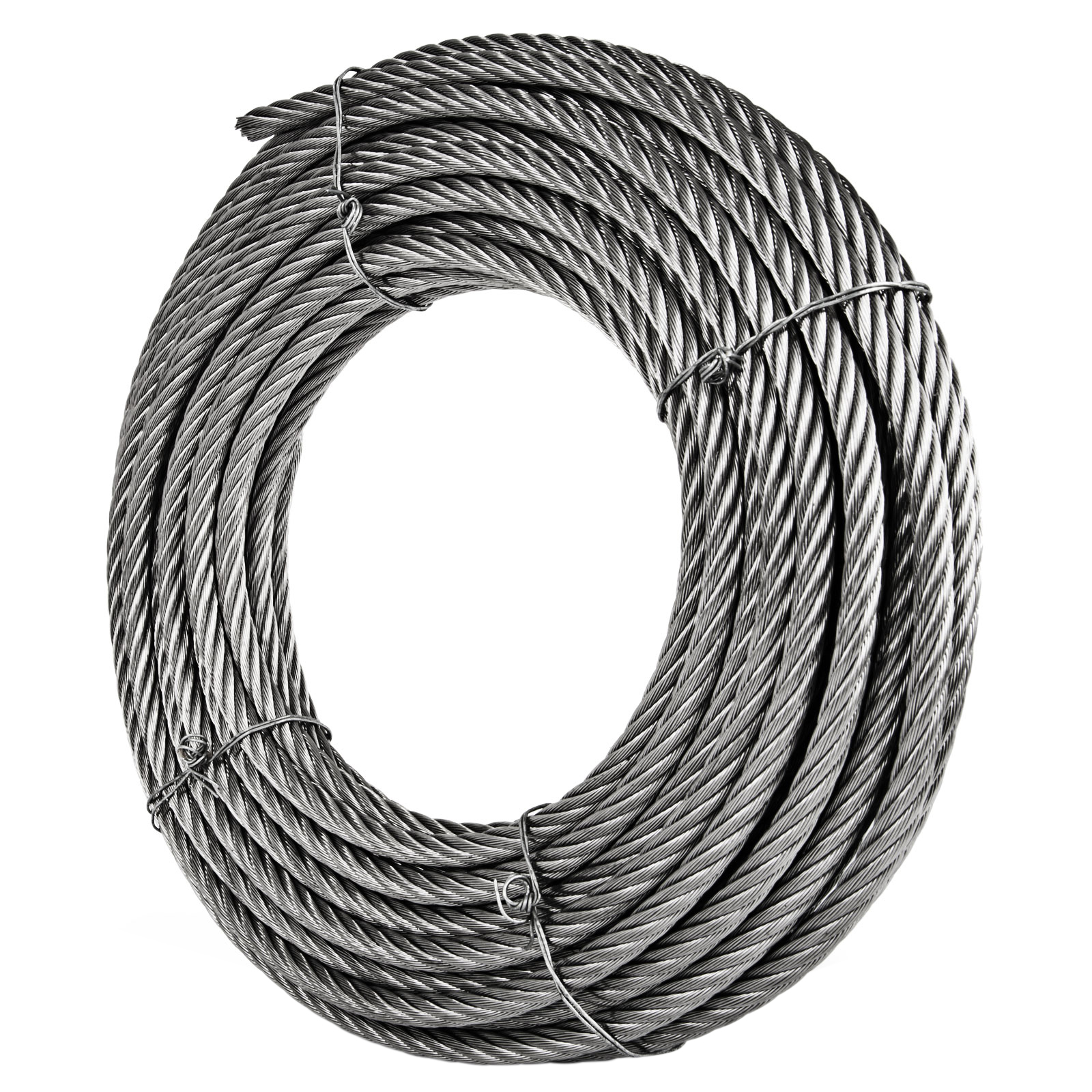 VEVOR Stainless Steel Cable 7 x 19 Aircraft Steel Cable Wire Rope