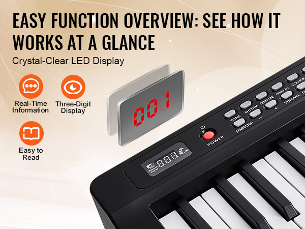 Bontempi - Instrument de musique - Piano numérique synthétiseur - 49 touches
