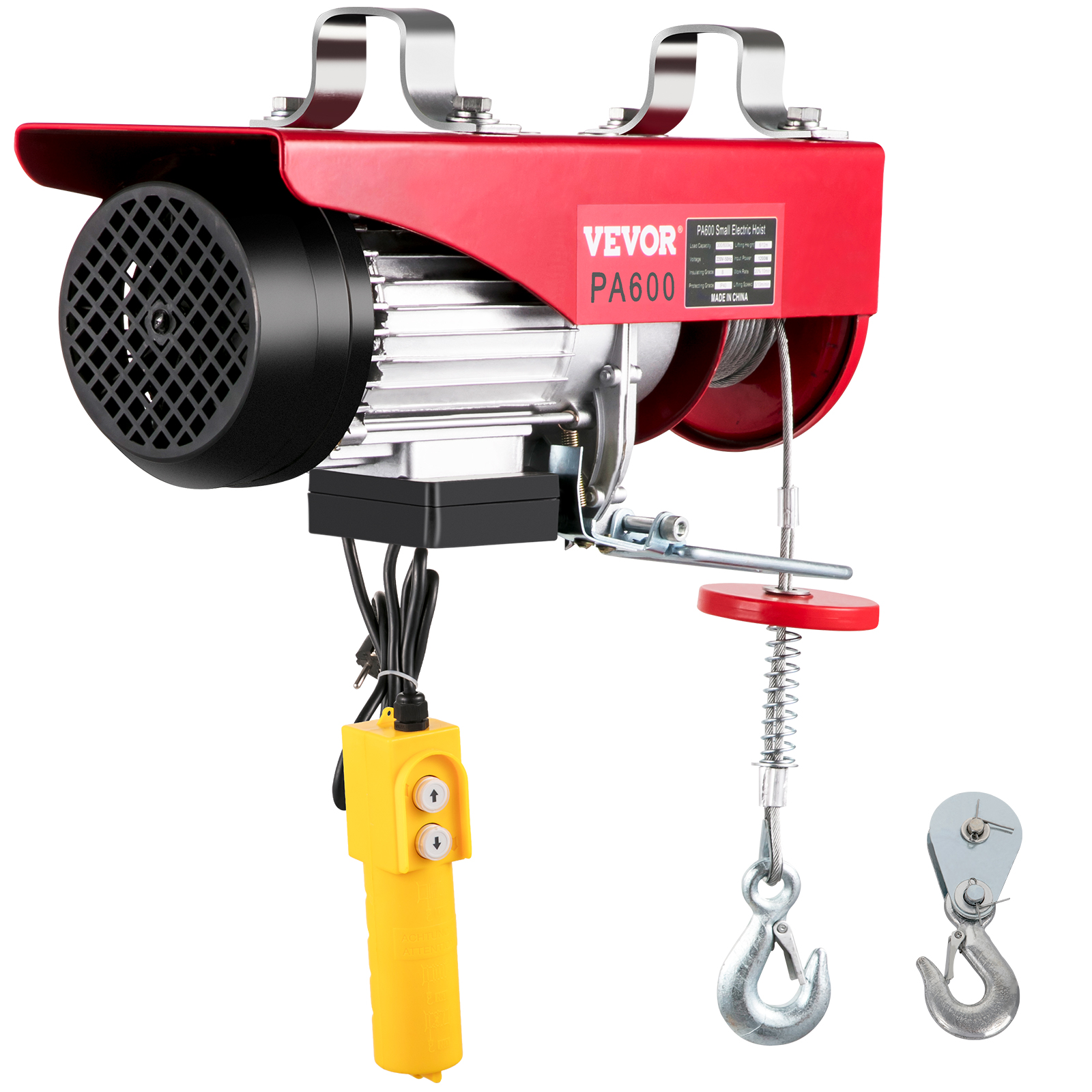 Lift electric hoist,2000 lbs/900 kg,39.4 ft/12 m