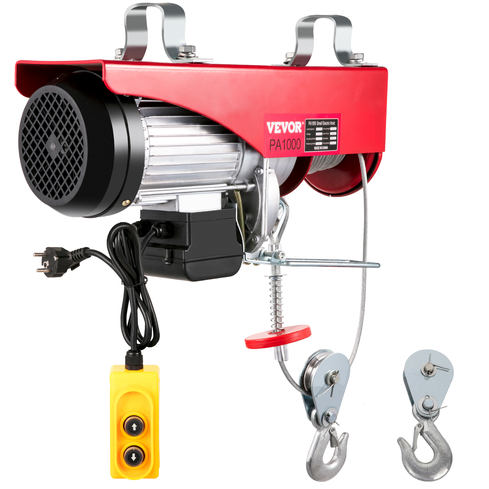 Lift electric hoist,2000 lbs/900 kg,39.4 ft/12 m