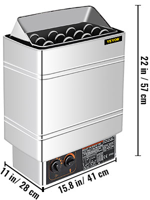 Saunasteuerung Steuergerät für Saunaofen 8 Steuerung 3-9 kW mit 4 mode Sauna 
