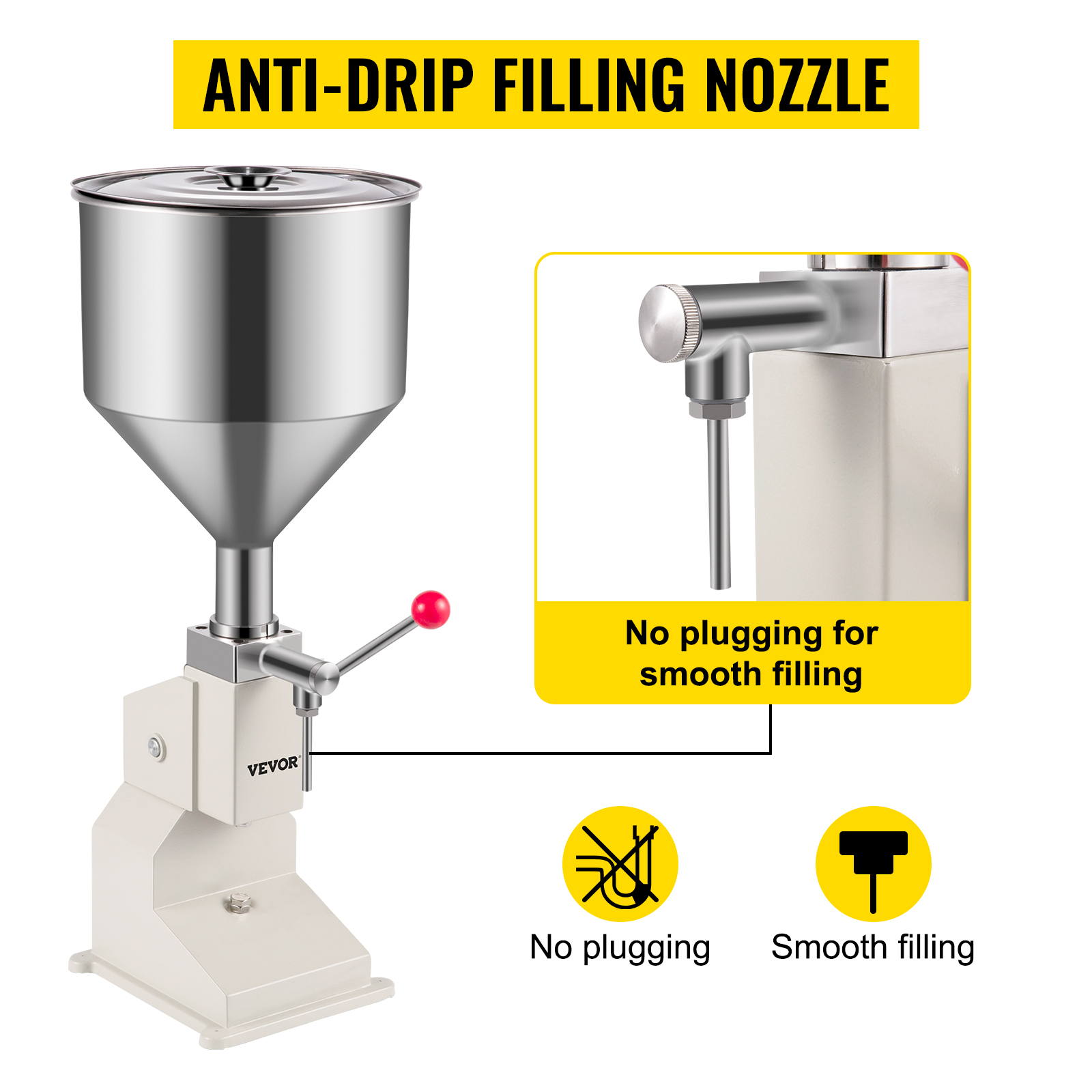 Machine de remplissage manuelle au miel à haute efficacité - TopFillers