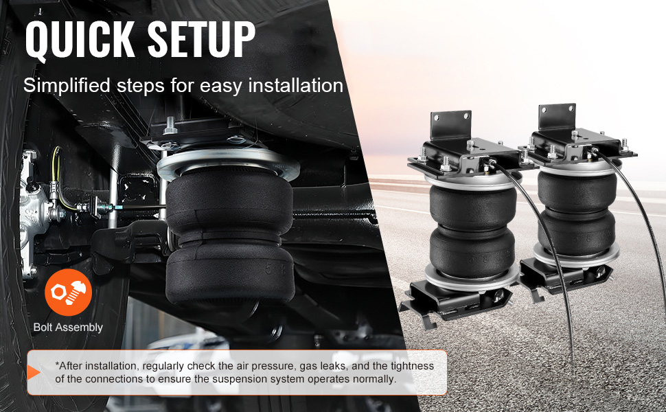 2021 Ram 1500 Air Suspension Kit VEVOR Air Bag Suspension Kit, Air Springs Suspension Bag Kit Compatible