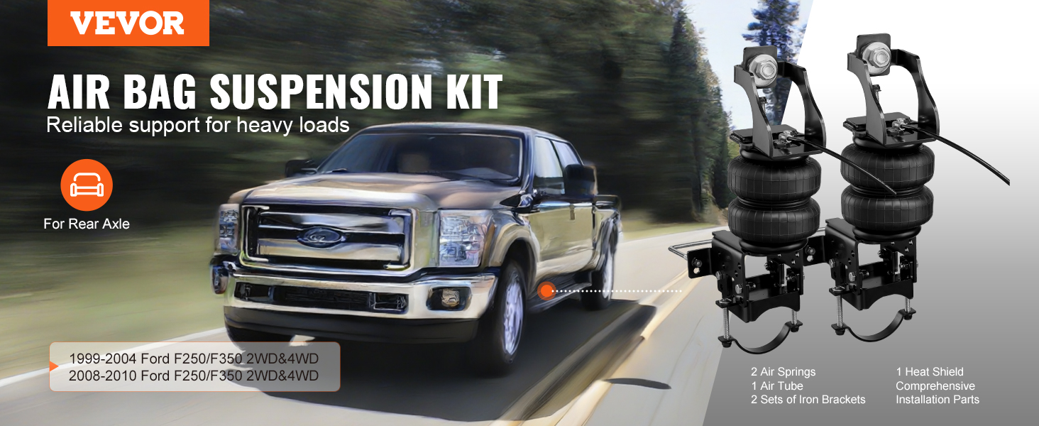 thumbnail image 2 of MaXpeedingrods 7500 Air Suspension Bag Kit For Ford F250/F350/F450 4WD | 2017-2021 | Rear Helper Springs 2 of 4