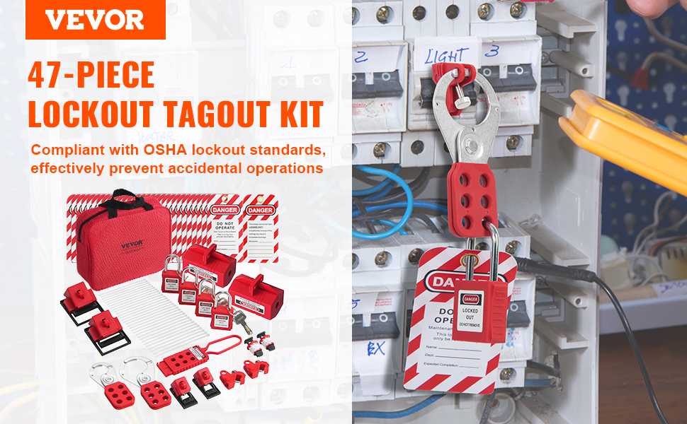 Industrial Lockout Tagout Kit (Loto) - Complete Safety Compliance