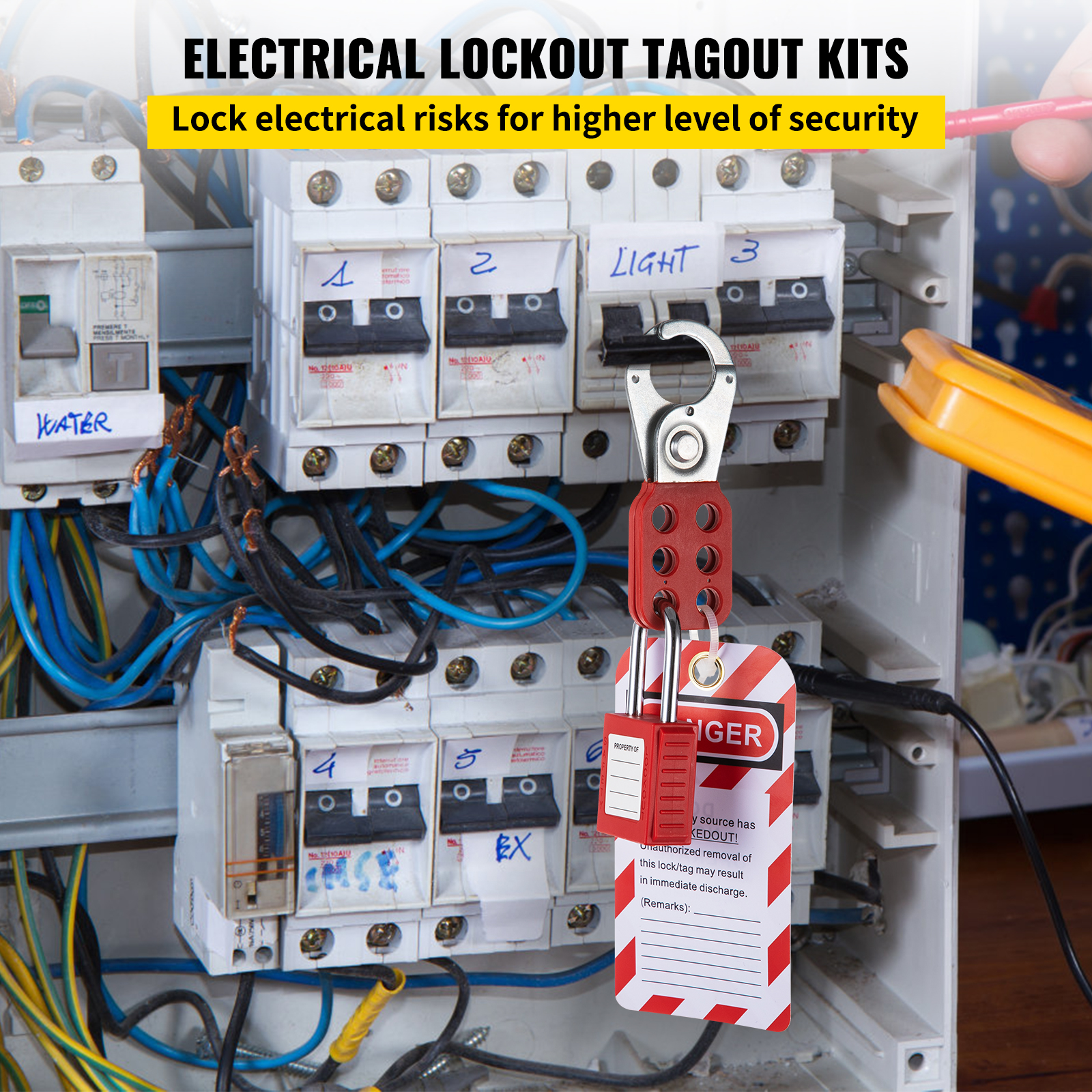 VEVOR 26 / 42 / 43 / 58 PCS Lockout Tagout Loto Kits for Electrical ...