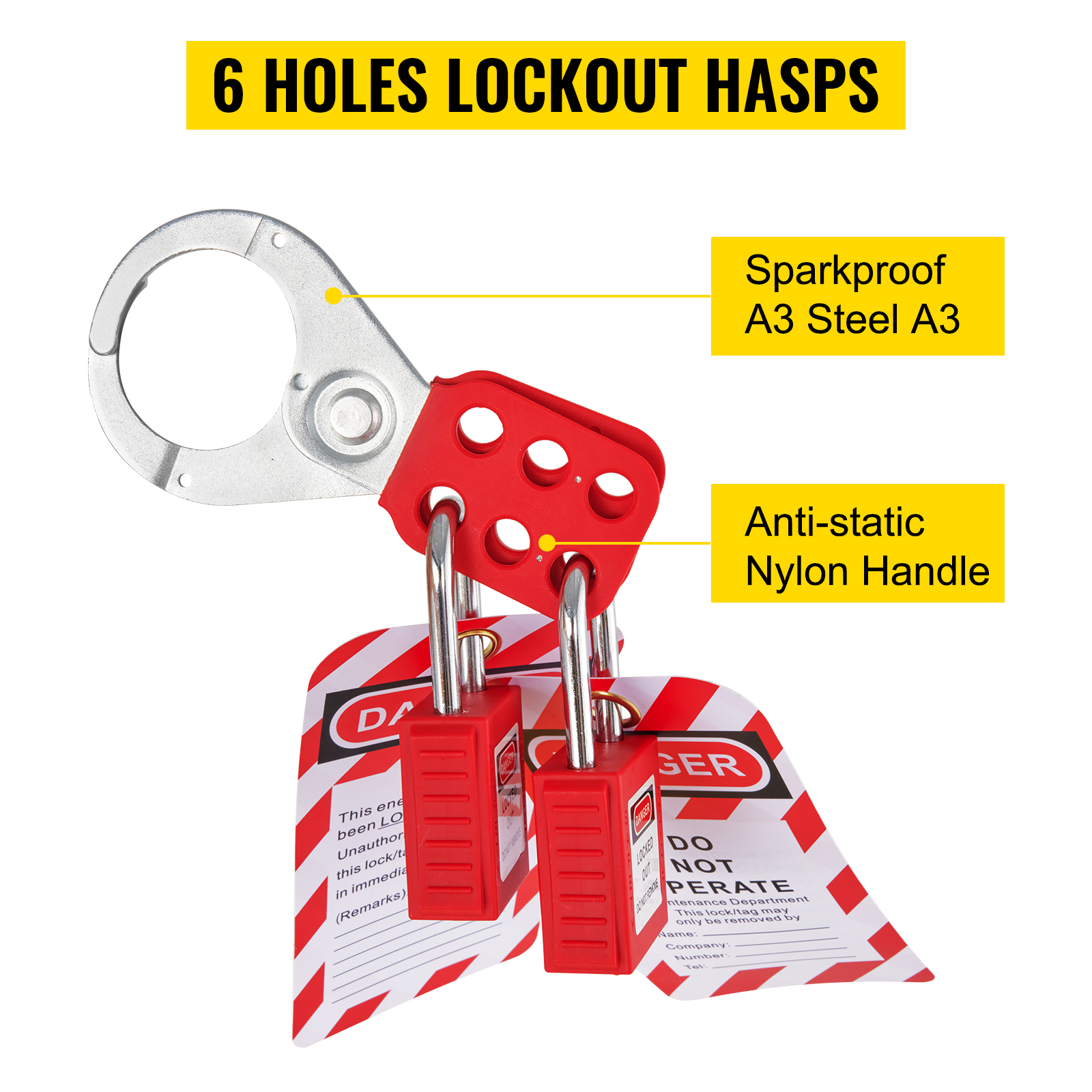 VEVOR VEVOR 42 PCS Lockout Tagout Kits Kit Loto De Seguridad El ctrica 