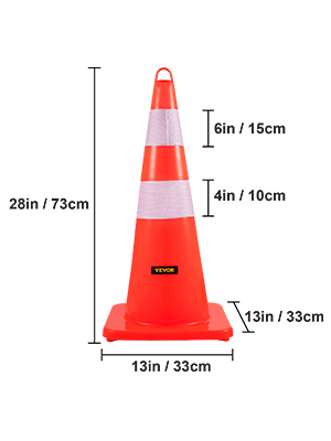 safety cones,28inch,PVC material