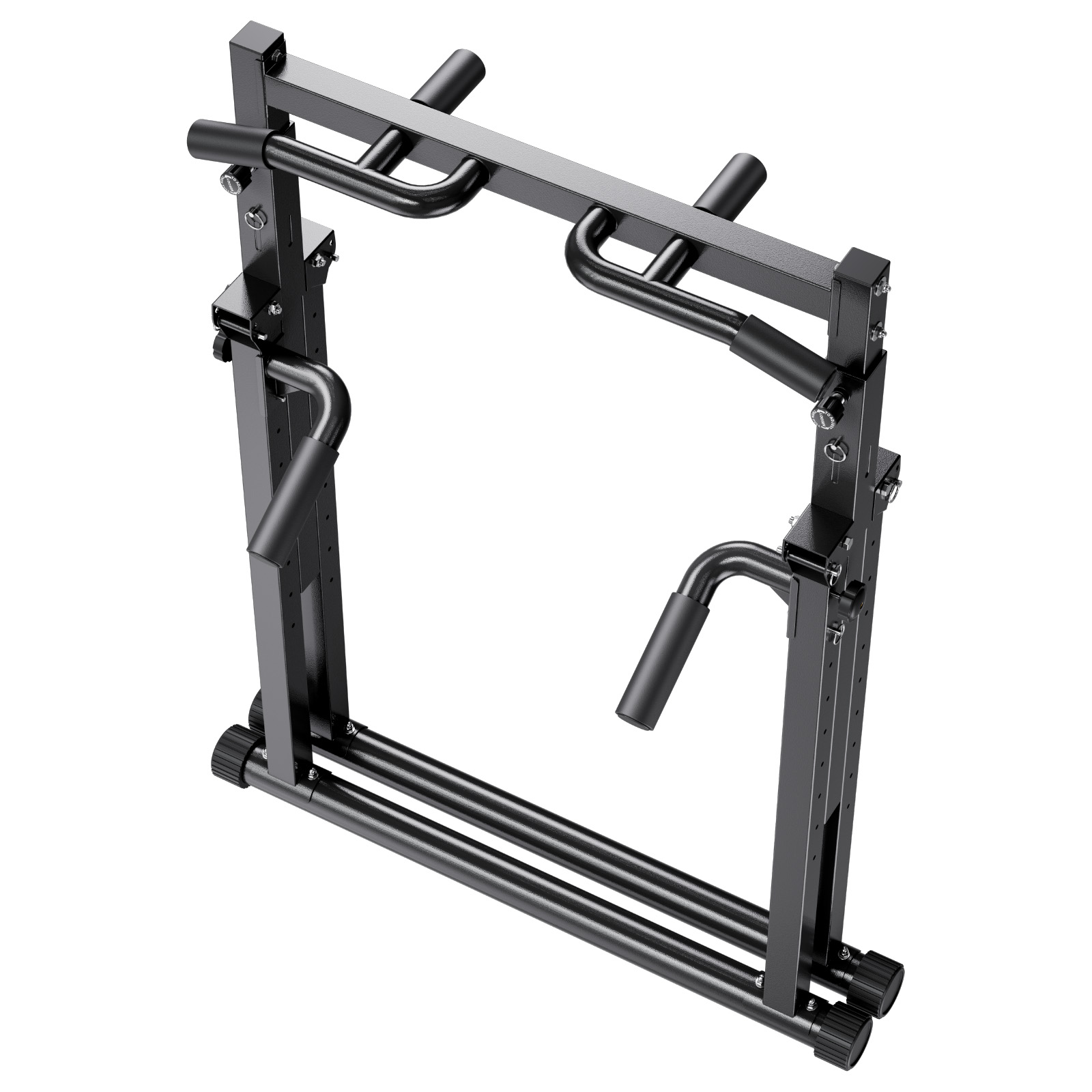 Uimoso Pull Up Bar 330 LBS Dip Station with Stable H-Shaped Base & Back Support