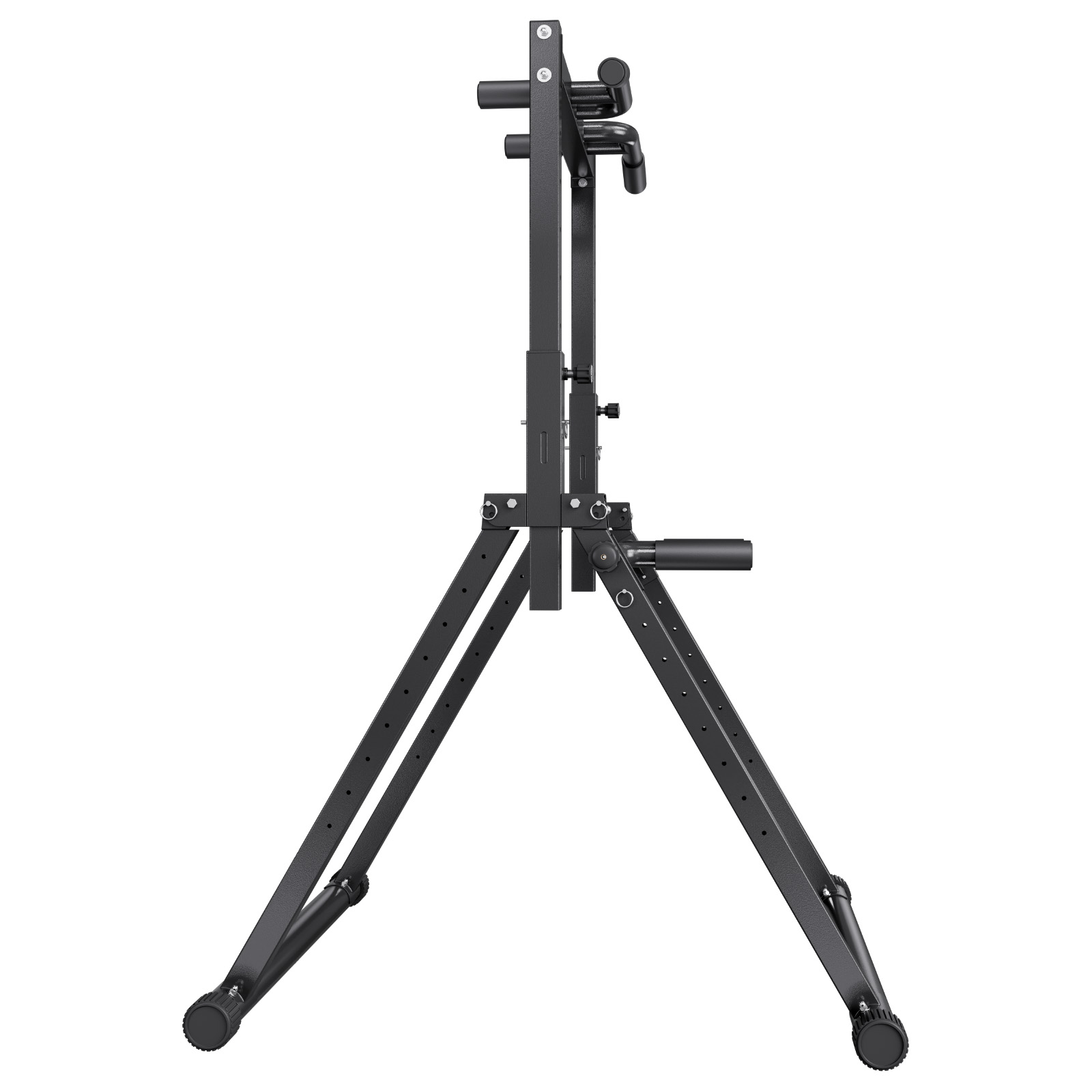 Uimoso Pull Up Bar 330 LBS Dip Station with Stable H-Shaped Base & Back Support