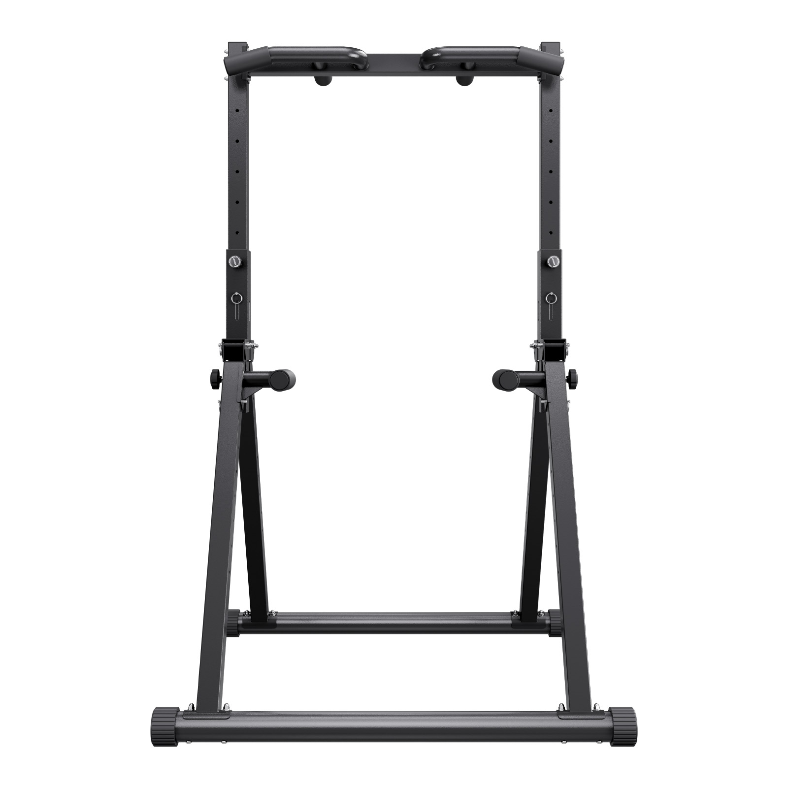 Uimoso Pull Up Bar 330 LBS Dip Station with Stable H-Shaped Base & Back Support