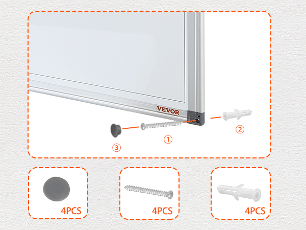 Dropship VEVOR Calendar Whiteboard, 36 X 24 Inches Magnetic Dry Erase  Calendar Board, Monthly Planner Whiteboard