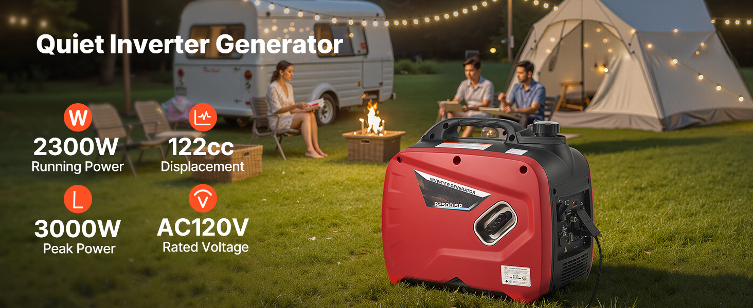 Generator invertor cu zgomot redus