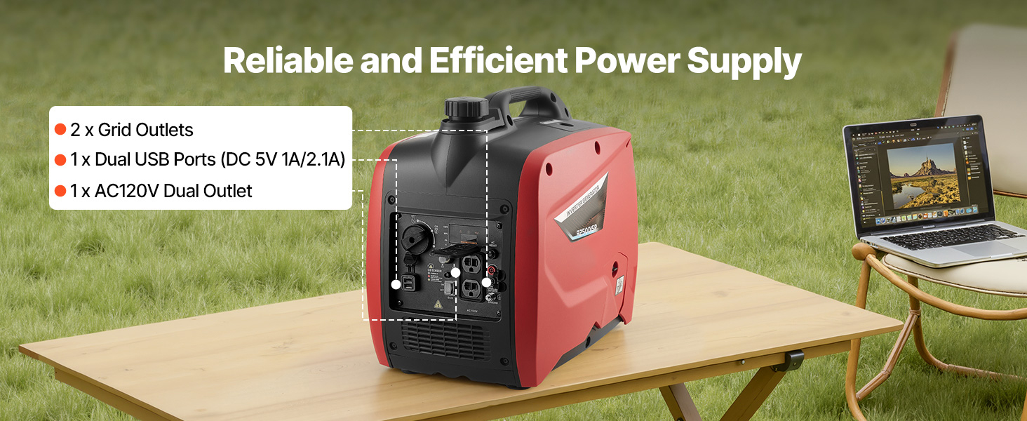 Generator invertor cu mai multe prize