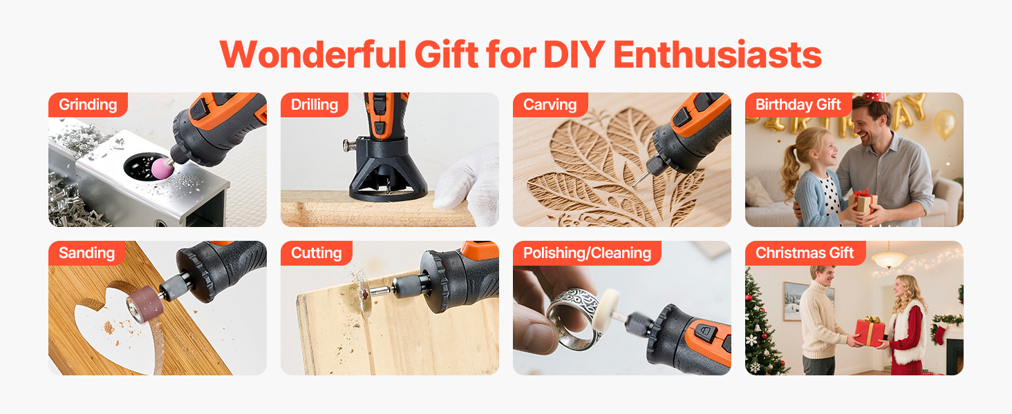 complete DIY rotary tool set