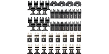 Lame Outil Multifonction Oscillants, 50 pcs, 7 Types