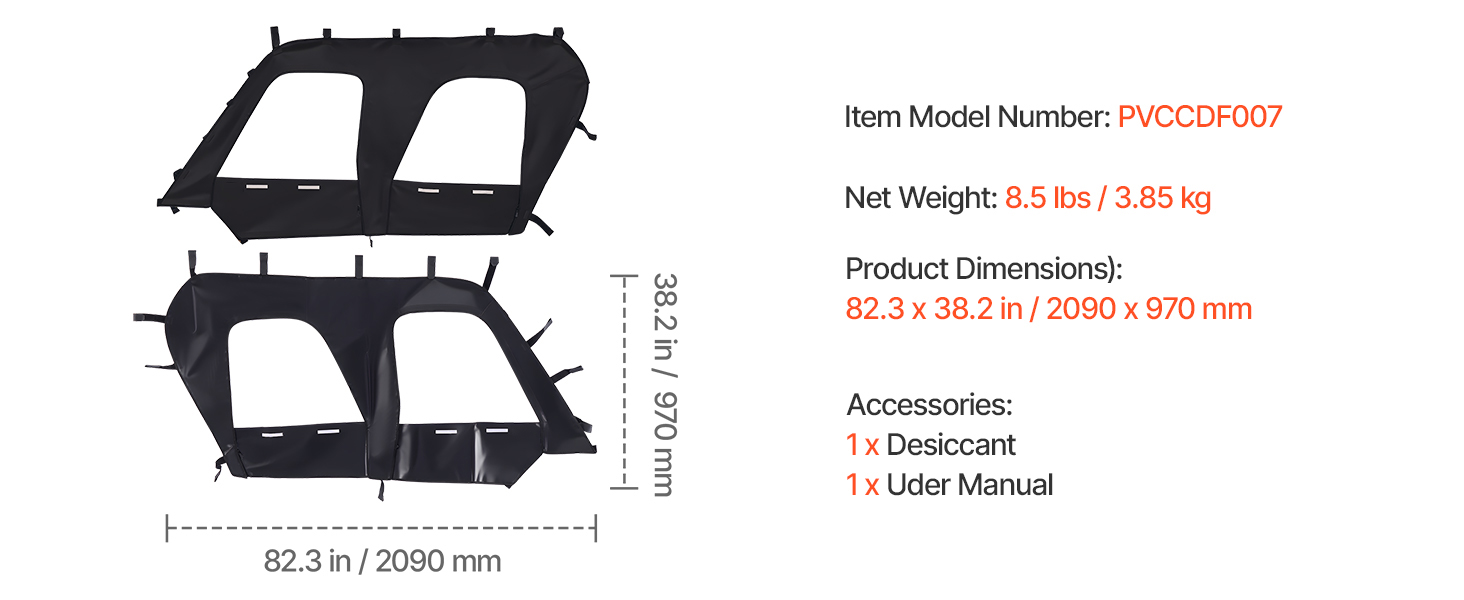katieページ Soft UTV Cab Enclosure Upper Doors Zipper For Kawasaki Teryx4 4