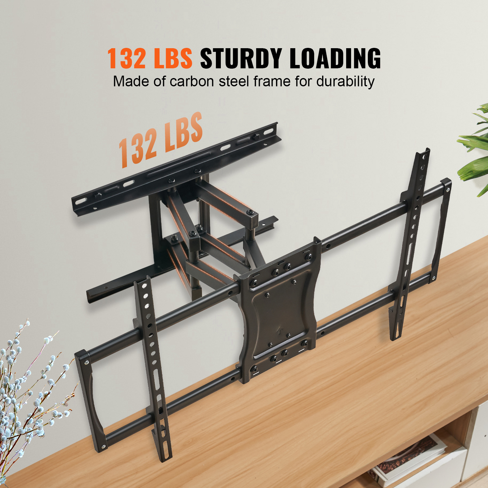 TV Wall Mount Full Motion for Most 26-90 inch TVs with Articulating Arms - Picture 28 of 50