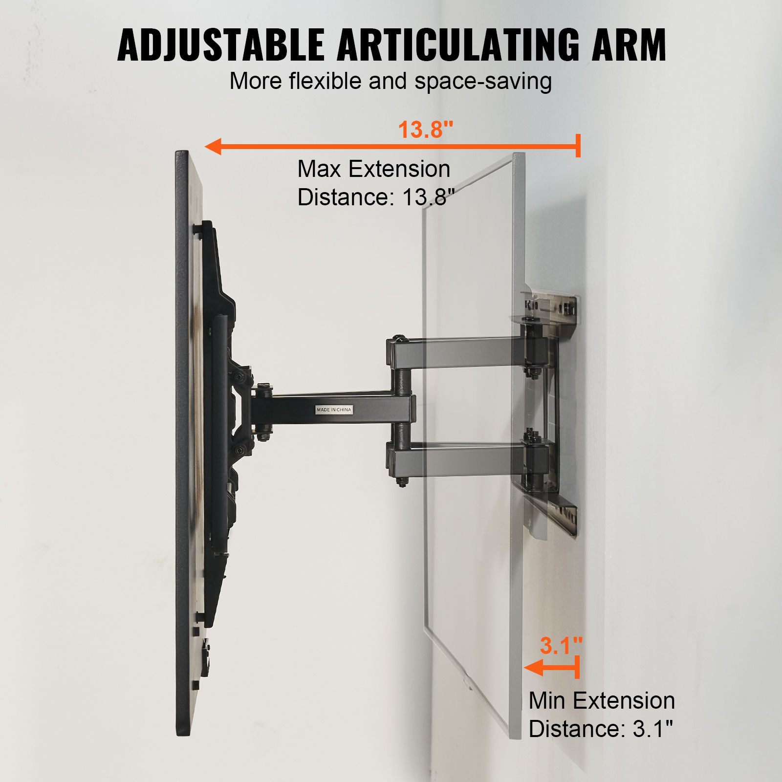 TV Wall Mount Full Motion for Most 26-90 inch TVs with Articulating Arms - Picture 30 of 50