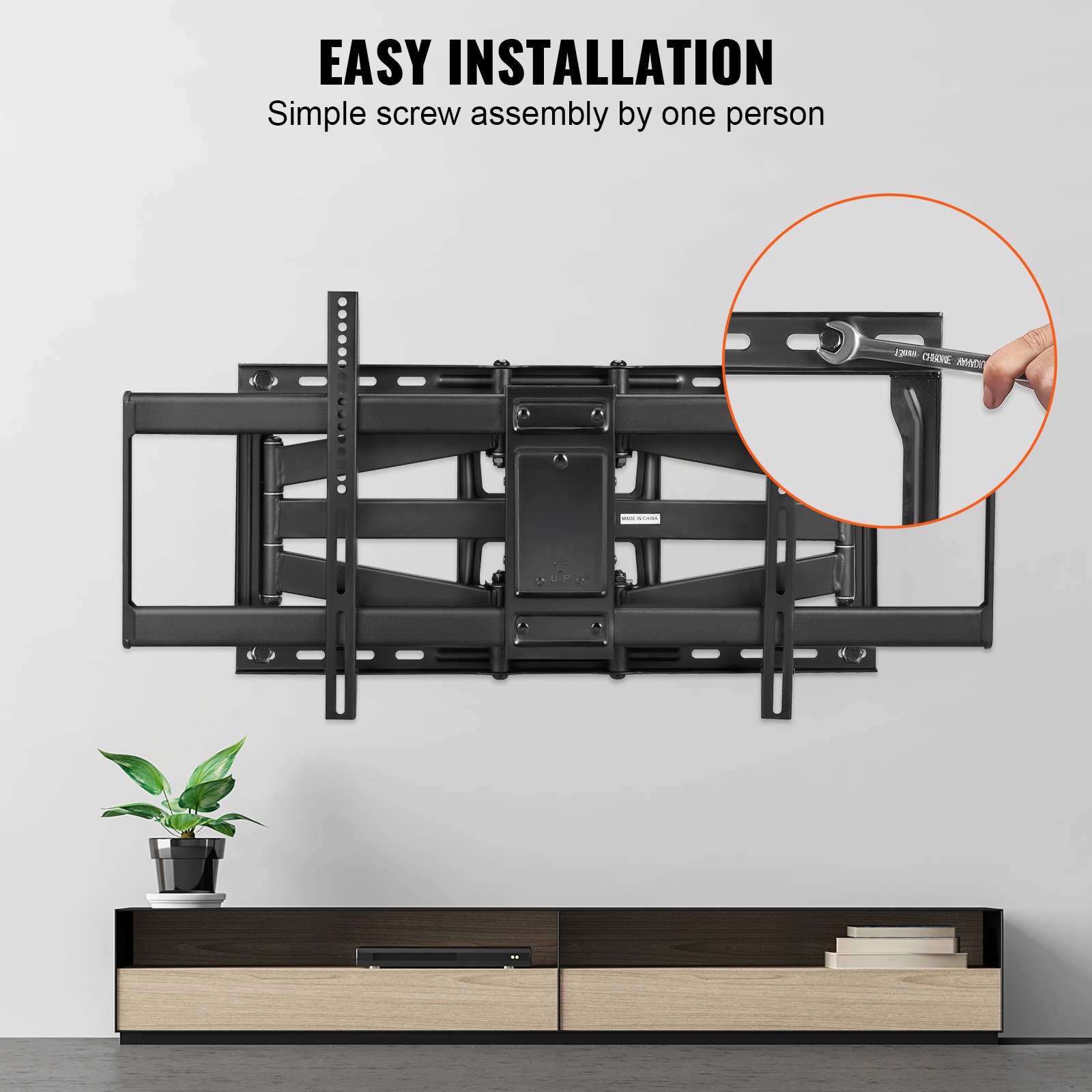 TV Wall Mount Full Motion for Most 26-90 inch TVs with Articulating Arms - Picture 43 of 50
