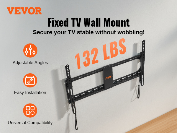 Mount-It! Soporte de pared inclinable para TV hasta VESA 400 x 400 |  Soporte de montaje inclinable de perfil bajo compatible con televisores de