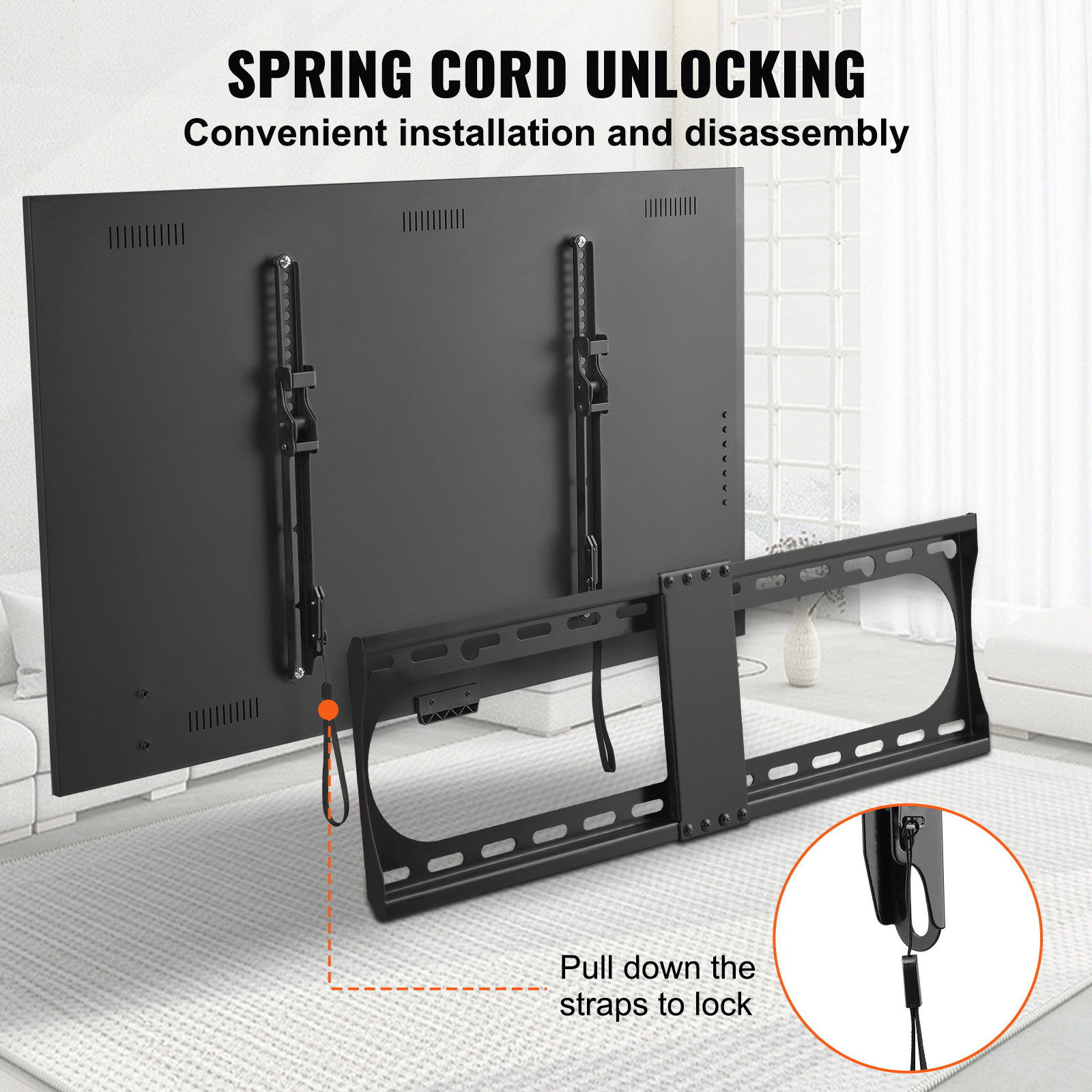 TV Wall Mount Full Motion for Most 26-90 inch TVs with Articulating Arms - Picture 7 of 50