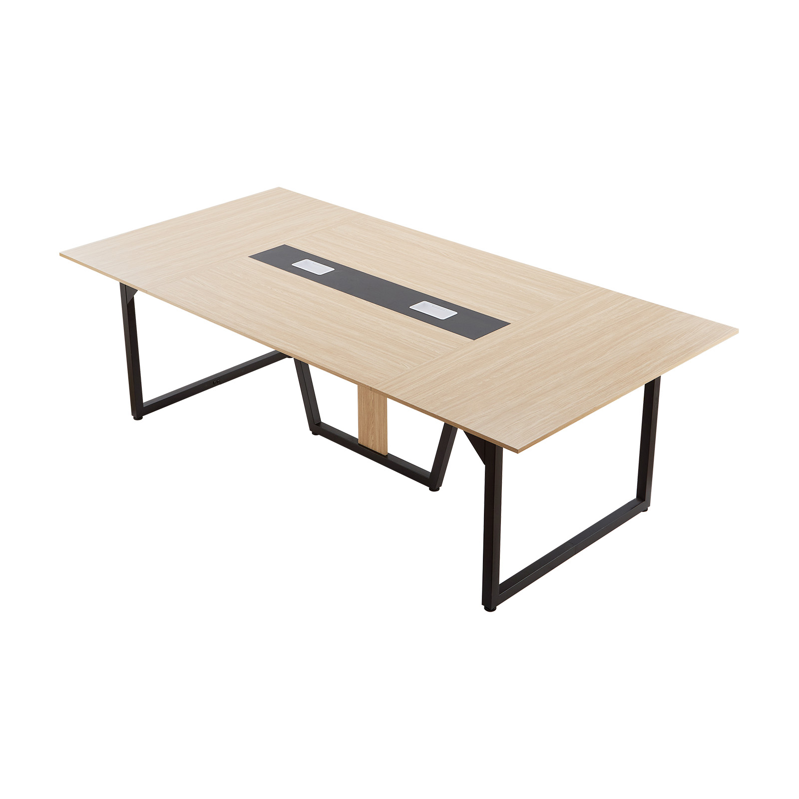 Uimoso Conference Table 6/8ft Rectangle/Boat Shape for Office Meetings