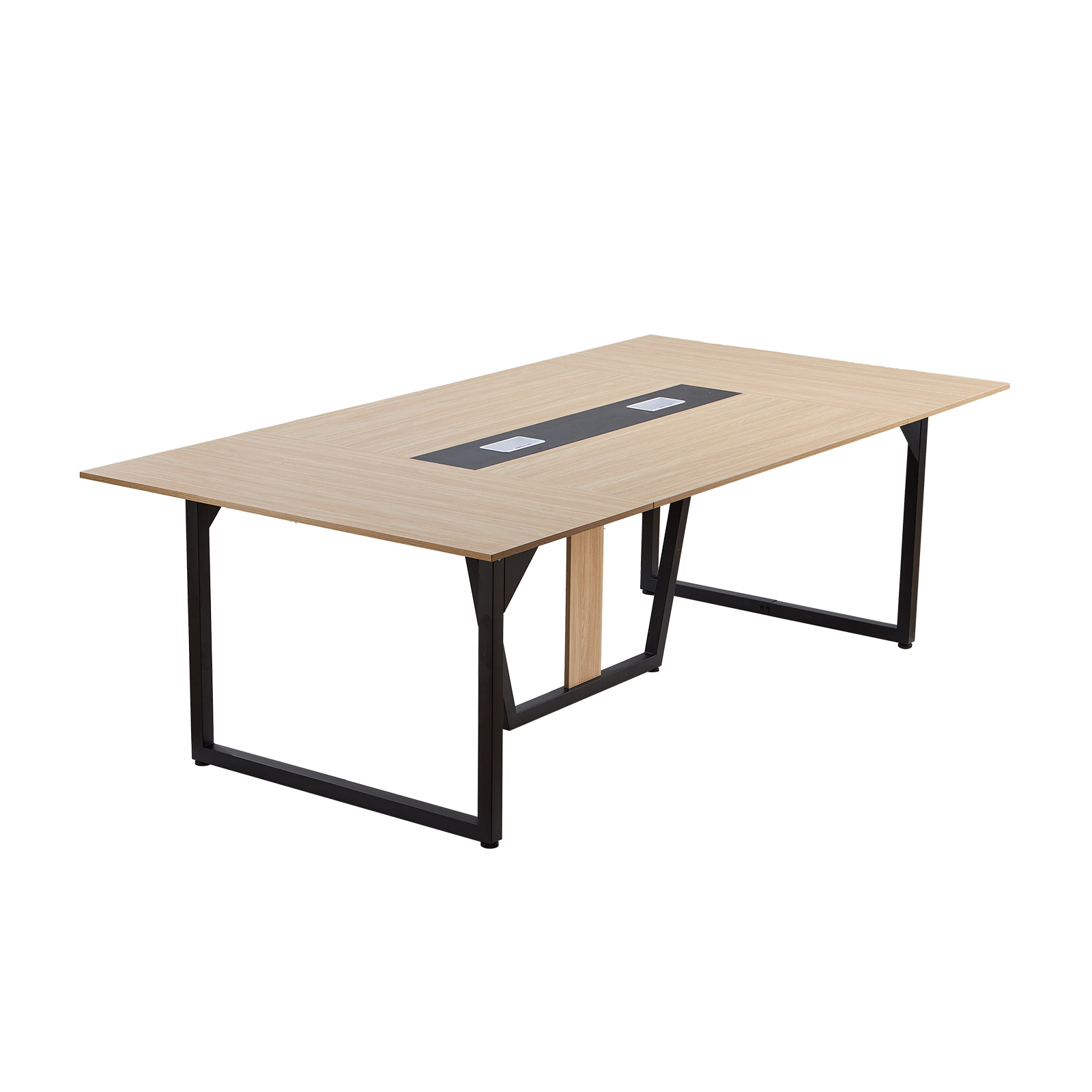 Uimoso Conference Table 6/8ft Rectangle/Boat Shape for Office Meetings