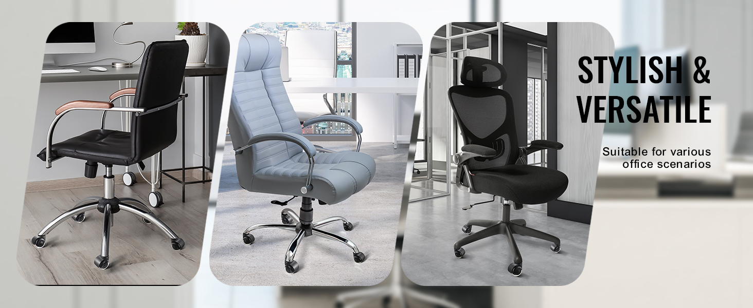 Ruedas de repuesto para silla de oficina para alfombras, madera y azulejos,  juego de 5 ruedas para sillas de oficina de alta calidad para silla de
