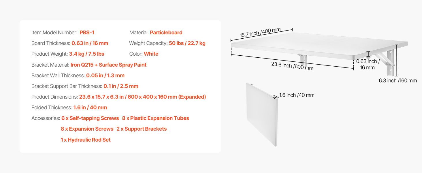 Folding table,50 lbs,particleboard