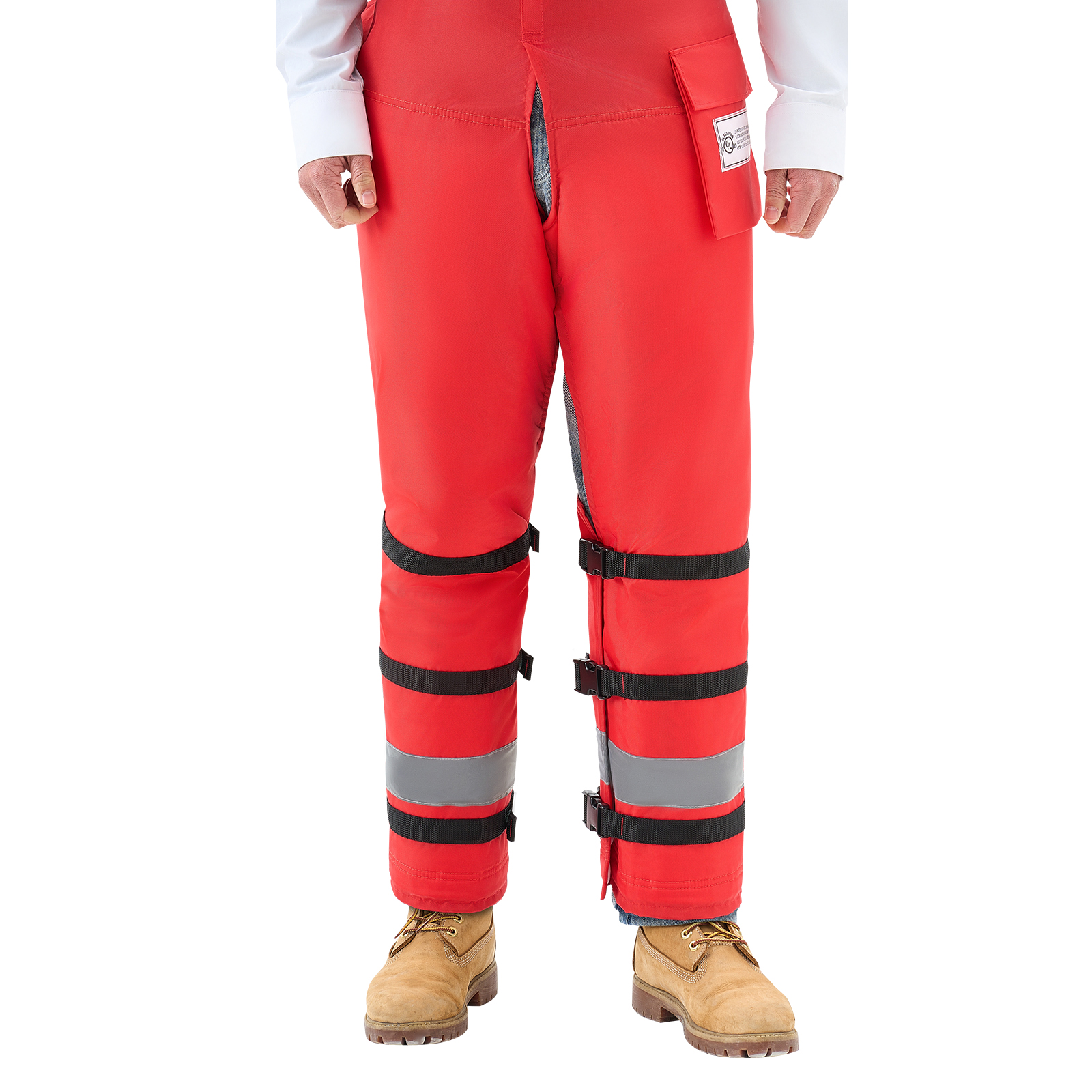 Chainsaw Chaps 34.25"-39.7" Apron Style Forestry Chainsaw Safety Chaps Class D C