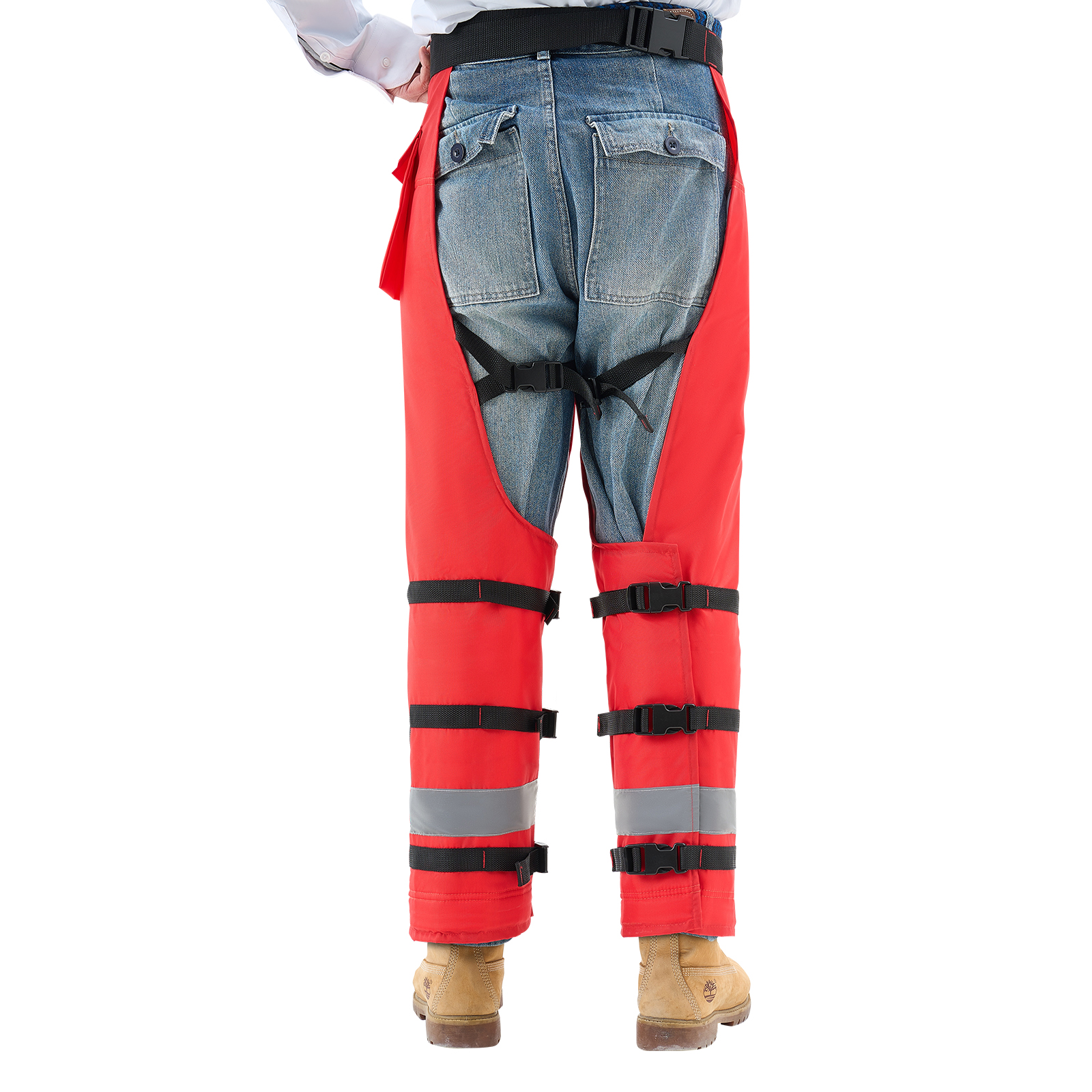 Chainsaw Chaps 34.25"-39.7" Apron Style Forestry Chainsaw Safety Chaps Class D C