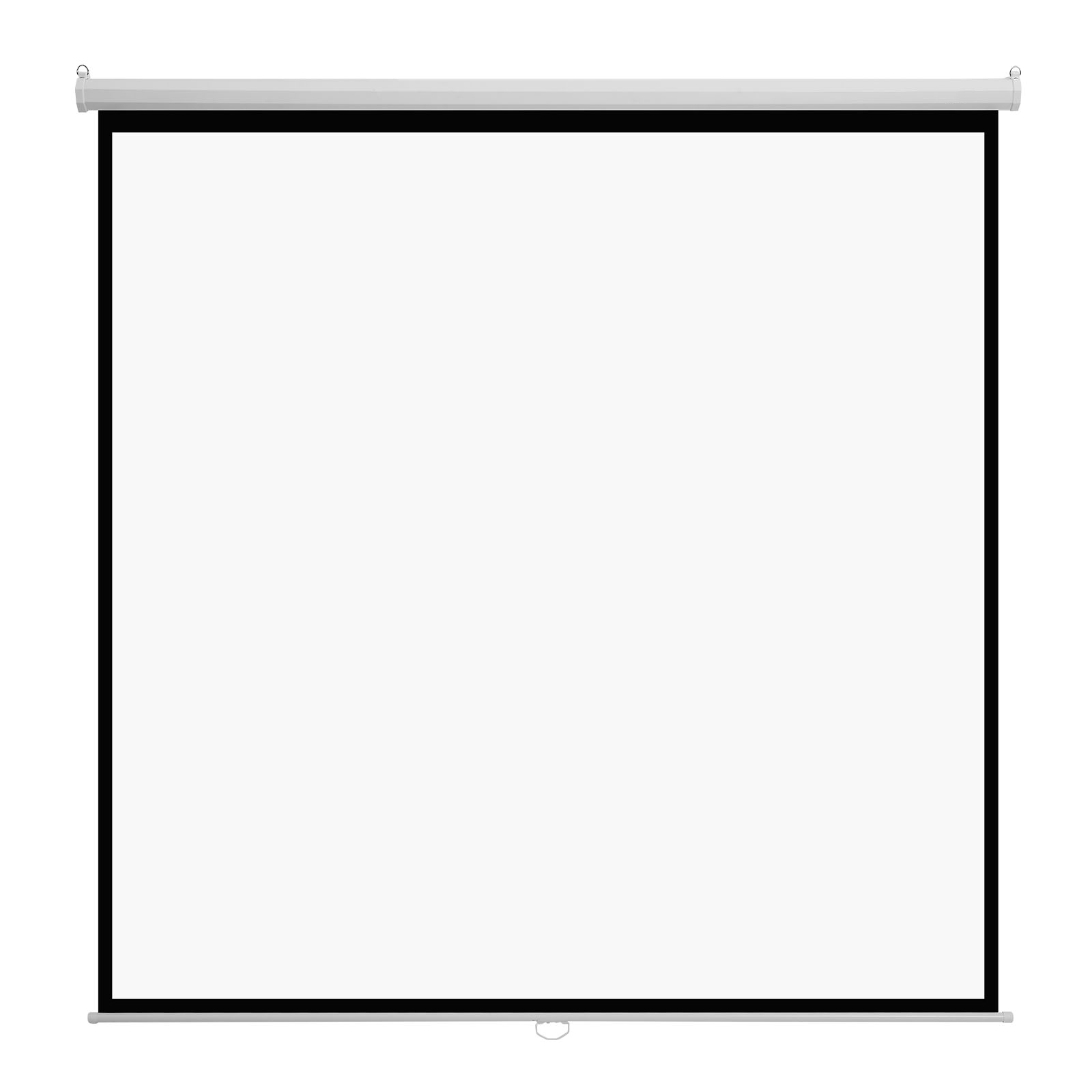 Uimoso Manual/Motorized Projection Screen 72-150 in Wall-Mount Display Screen