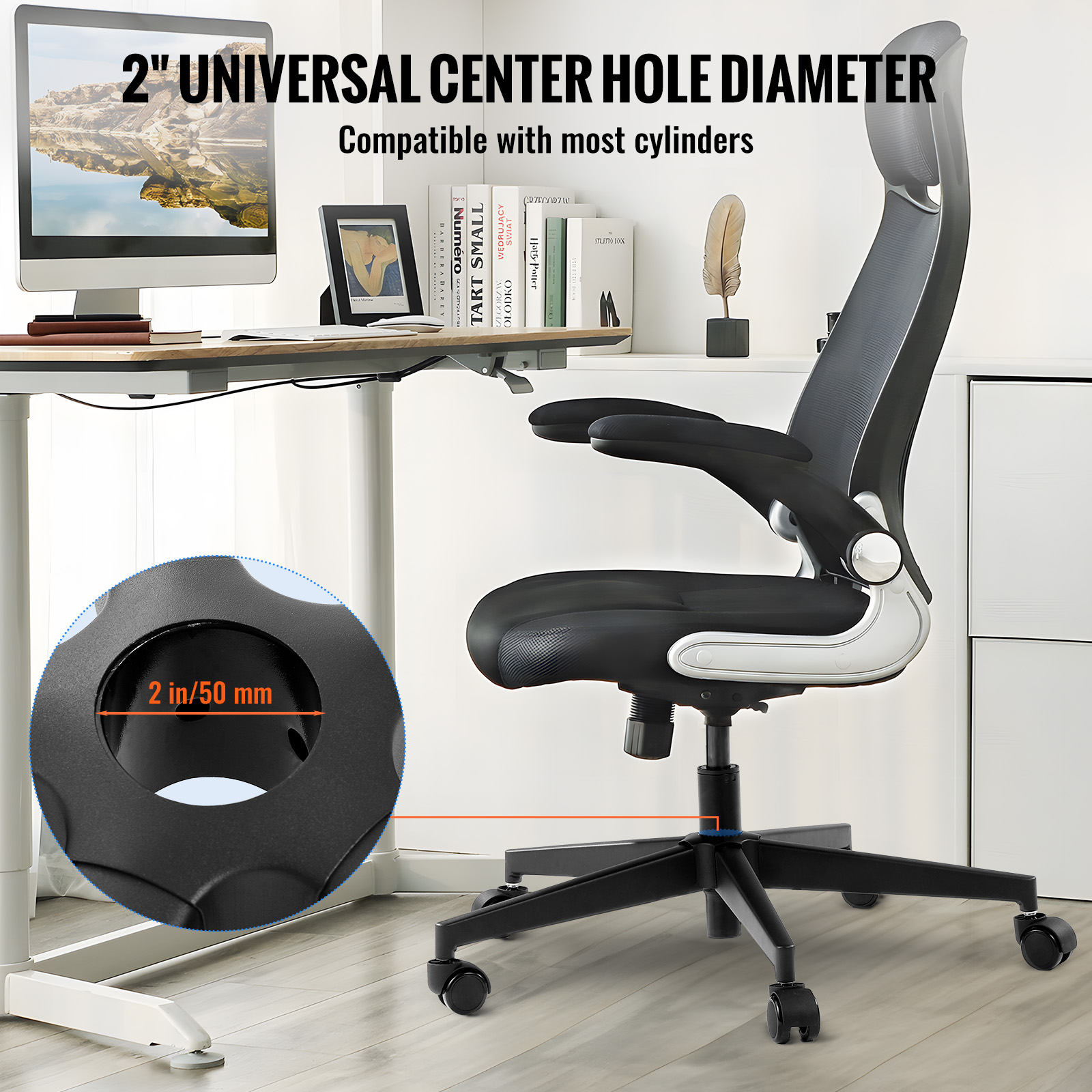 Office Chair Base Replacement 28" Swivel Chair Base 2500lbs Plastic/Metal - Picture 39 of 108