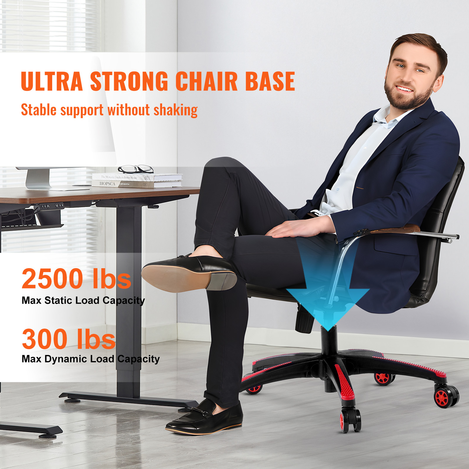 Office Chair Base Replacement 28" Swivel Chair Base 2500lbs Plastic/Metal - Picture 74 of 108