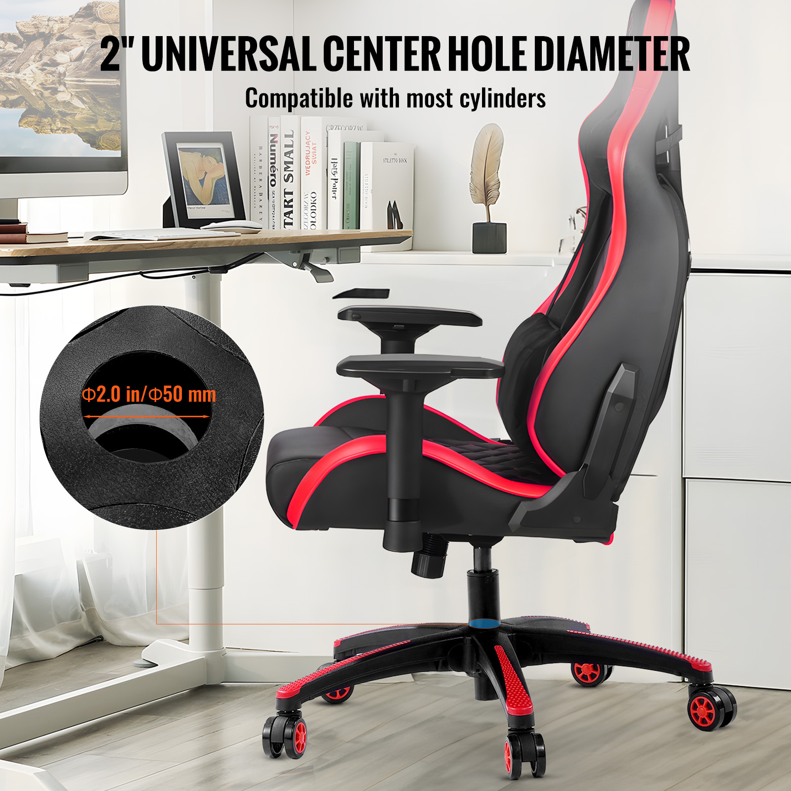Office Chair Base Replacement 28" Swivel Chair Base 2500lbs Plastic/Metal - Picture 75 of 108
