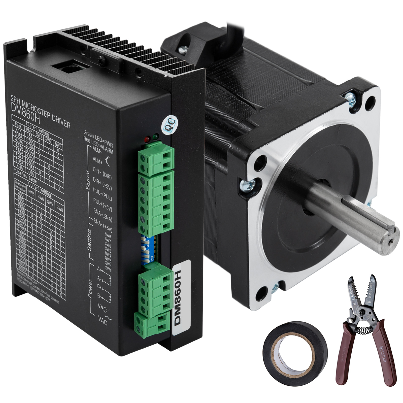Details about   NEMA34 4.5NM Closed-loop Stepper Motor Hybrid Driver for CNC Laser Router Mill 