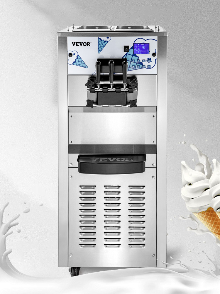 Vevor Commercial Soft Ice Cream Machine 2200w Serve Yogurt Maker