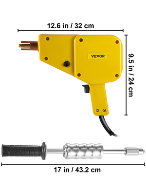 Auto Stud Welder Starter Kit Hammer Tool Electric Trigger Dent Repair ...