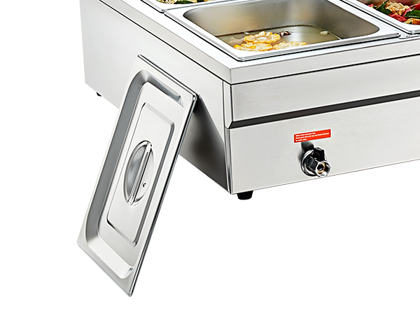 Chauffe-plats électrique pour 6 couverts avec thermostat réglable et  ouverture push-pull Teka - Habitium®