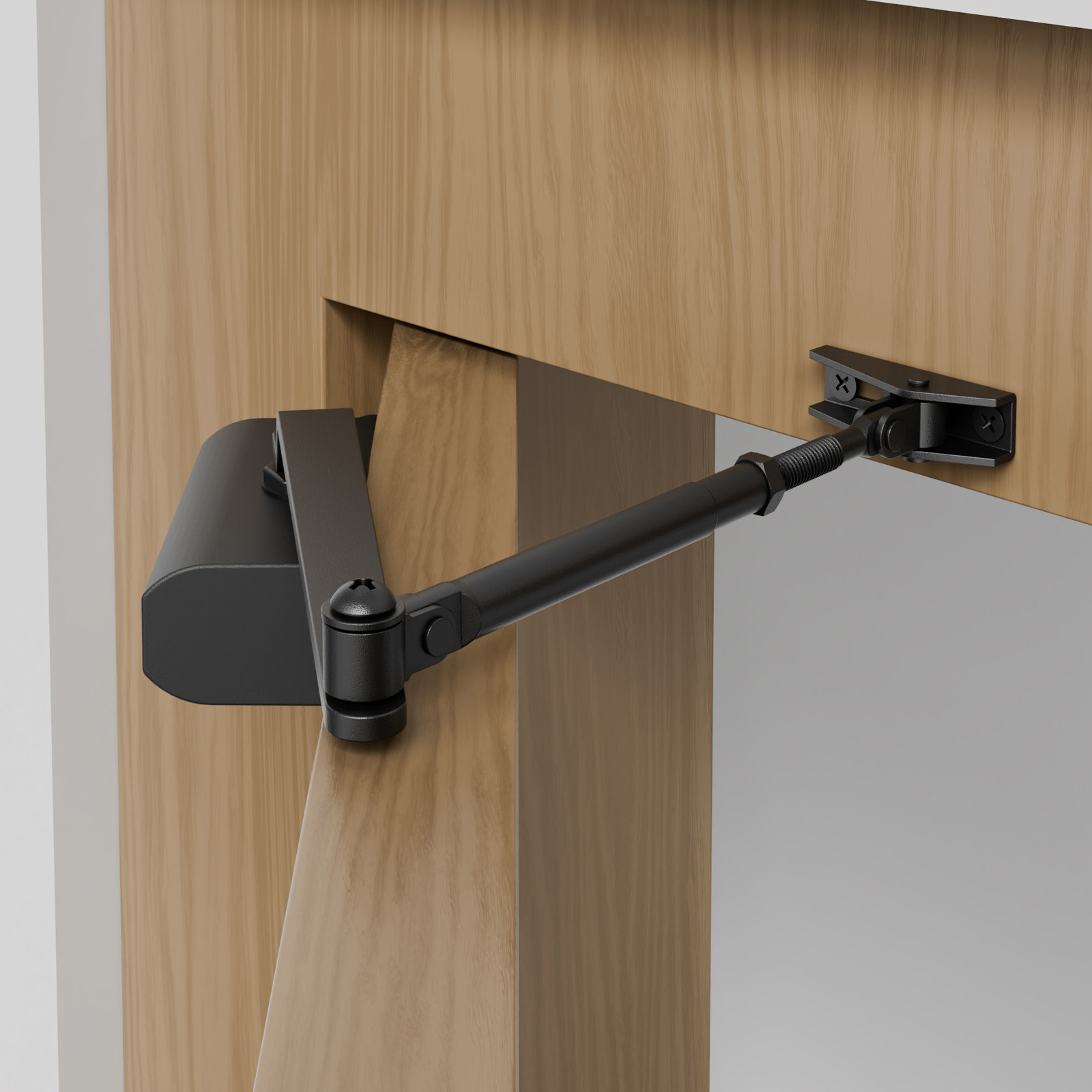 VEVOR 100-330lbs Commercial Door Closer Heavy Duty Residential Hydraulic Auto - Picture 58 of 122