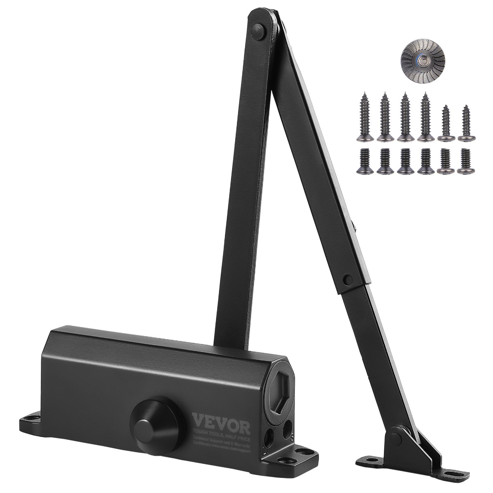 VEVOR 100-330lbs Commercial Door Closer Heavy Duty Residential Hydraulic Auto - Picture 23 of 122